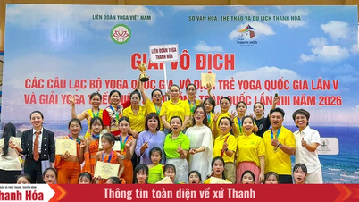 Thanh Hoa -joogaliitto sijoittui kolmanneksi joogakerhojen kansallisissa mestaruuskilpailuissa.