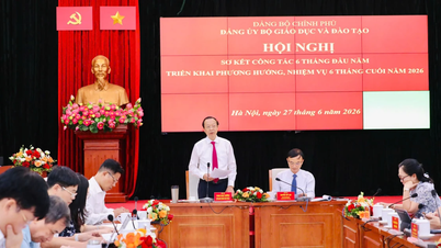 Đảng ủy Bộ GD&ĐT đạt nhiều kết quả quan trọng trong 6 tháng đầu năm 2026