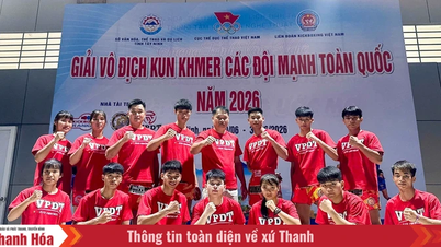 Thanh Hoa'nın Kun Khmer takımı, 2026 Ulusal Kun Khmer Güçlü Takımlar Şampiyonası'nda hedefini aştı.