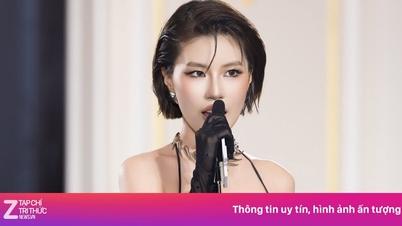 Bunga api menghentikan pertandingan ratu cantik Miss Grand Vietnam.