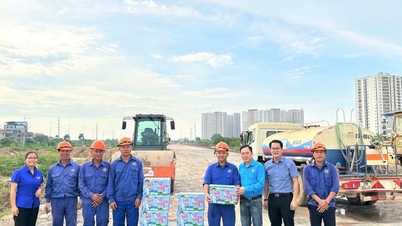 สหภาพแรงงานเขตเยนเหงียให้การสนับสนุนแก่คนงานในโครงการก่อสร้างสำคัญๆ