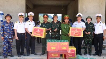 3. Deniz Bölgesi, Da Nang'ın sınır bölgesinde çok katlı bir okul inşa ediyor.