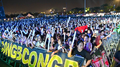Il brano, che ha totalizzato un miliardo di visualizzazioni, ha infiammato l'entusiasmo di 20.000 persone al Concerto dei Giovani.
