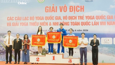 L'équipe de Khanh Hoa a remporté la deuxième place aux championnats nationaux de yoga.