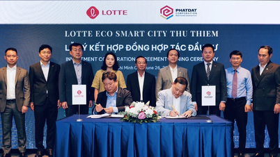 Lotte and Phat Dat are collaborating on an investment project in the Thu Thiem Urban Area.
