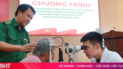 BVĐK Sài Gòn Hà Tĩnh khám sức khoẻ và cấp phát thuốc miễn phí tại xã Đồng Lộc