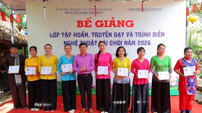 Tinh Khe, turist çekmek için Bai Choi mirasını "yeniden uyandırıyor".
