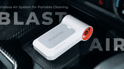 Flextail Blast Air: Alat peniup debu genggam pertama dengan pengisian daya nirkabel Qi terintegrasi.