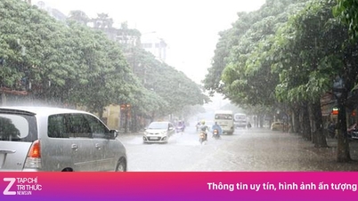 Wettervorhersage für Nordvietnam am 28. Juni: Warnung vor starken Regenfällen in Berg- und Hügelgebieten.