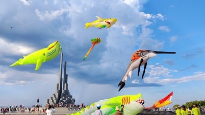 Der Himmel über Tuy Hoa erstrahlte in einem Meer aus mehr als 100 kunstvoll gestalteten Drachen.