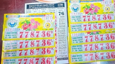 Drei Jackpot-Gewinner der Lotterie in Südvietnam wurden an zwei verschiedenen Orten bekanntgegeben.