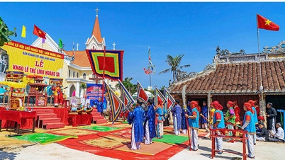 The sound of conch shells bids farewell to the brave soldiers of Hoang Sa.