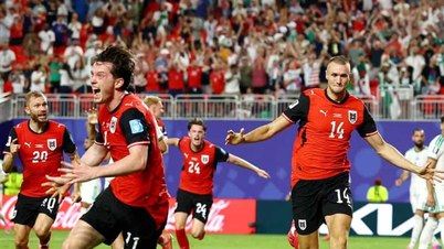 Tras haber evitado la derrota por la mínima en el minuto 90+5, Austria se enfrentará a España en la ronda eliminatoria.