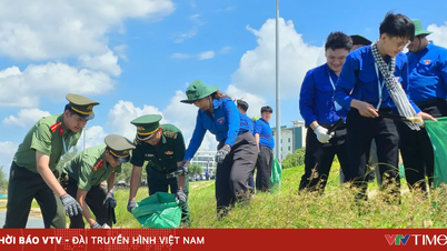 Kota Ho Chi Minh: Hampir 400 anggota serikat pemuda berpartisipasi dalam kampanye "Pemuda Melindungi Laut".