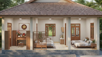 The correct placement of the altar according to feng shui principles helps the homeowner attract wealth and peace.