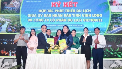 Vinh Long menandatangani perjanjian kerja sama dengan Vietravel untuk mempromosikan pengembangan pariwisata pada periode 2026-2030.