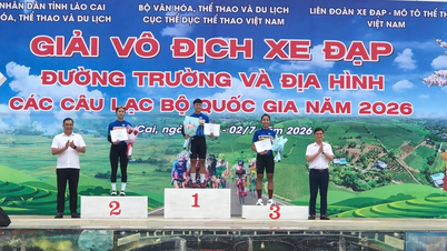 Åbningsceremoni for det nationale klubmesterskab i landevejs- og mountainbike i Lao Cai
