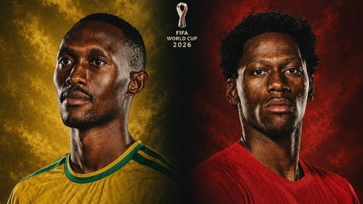 Direktesending av fotballkampen mellom Sør-Afrika og Canada, klokken 02.00 den 29. juni.