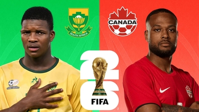 A VTV, a TV360 e a FPT Play transmitirão ao vivo a partida de futebol entre África do Sul e Canadá no dia 29 de junho de 2026.