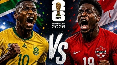 VTVgo ve VTV3, 29 Haziran 2026'da Güney Afrika ile Kanada arasında oynanacak maçın canlı skorunu yayınlayacak.