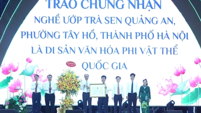 ពិធីបើកពិធីបុណ្យផ្កាឈូកហាណូយឆ្នាំ ២០២៦៖ គោរពបេតិកភណ្ឌតែផ្កាឈូកក្វាងអាន ប្រកាសបឹងខាងលិច និងតំបន់ជុំវិញជាគោលដៅទេសចរណ៍។