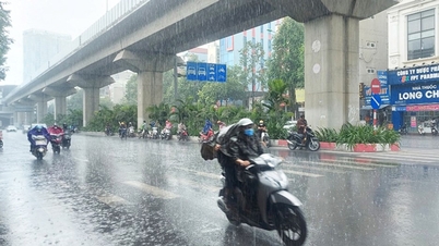 Heutige Wettervorhersage (29. Juni): Weit verbreitete Gewitter in Nordvietnam.