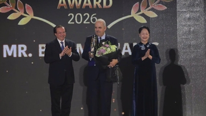 Los productores de "Titanic" reciben el Premio a la Trayectoria Cinematográfica en el Festival de Cine Asiático de Da Nang 2026.
