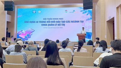 ມະຫາວິທະຍາໄລສະຖາປັດຕະຍະກຳຮ່າໂນ້ຍ ໄດ້ຈັດກອງປະຊຸມວິທະຍາສາດກ່ຽວກັບການນຳໃຊ້ AI ໃນນະວັດຕະກຳການສຶກສາ ທີ່ຄະນະວິຊາການຄຸ້ມຄອງຕົວເມືອງ.