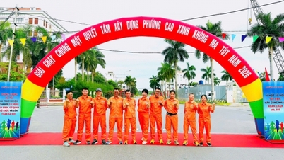 Quang Ninh Thermal Power Joint Stock Company deltok i løpearrangementet som et svar på Anti-Drug Action Month 2026.