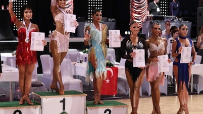 Atlet Quang Ninh memenangi pingat perak di Kejohanan Tarian Latin Individu Dunia 2026.