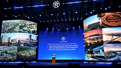 Conférence annonçant le plan directeur pour la ville de Hanoï, capitale, avec une vision à 100 ans et une promotion des investissements en 2026 : une déclaration d’aspirations, de vision et de la nouvelle position d’une capitale cultivée, civilisée et moderne.