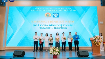 ສະຫະພັນກຳມະບານມະຫາວິທະຍາໄລສະຖາປັດຕະຍະກຳຮ່າໂນ້ຍໄດ້ຈັດລາຍການສະເຫຼີມສະຫຼອງວັນຄອບຄົວຫວຽດນາມ 2026.
