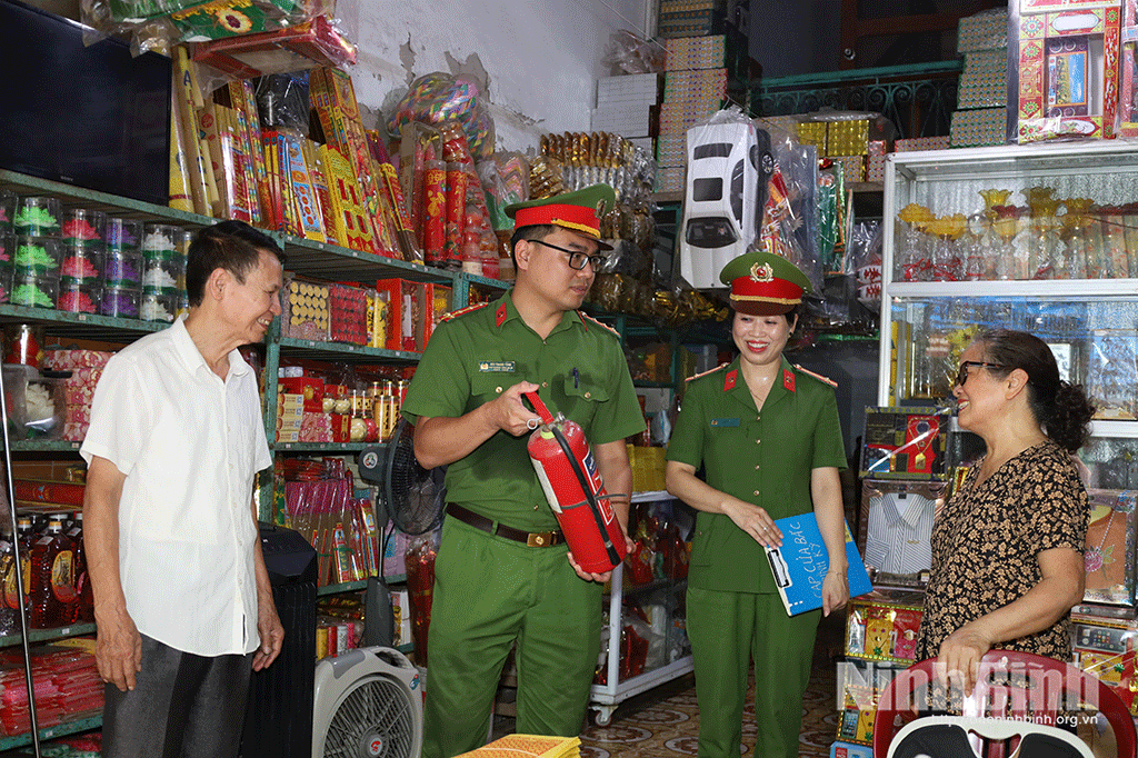 Phường Nam Định tăng cường phòng cháy, chữa cháy từ cơ sở