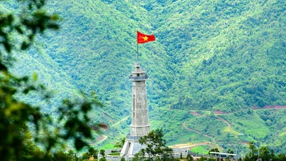 Um símbolo de soberania na fronteira.
