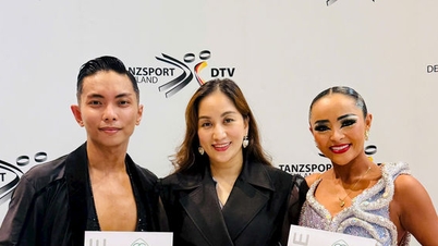 Khanh Thi e le sue allieve hanno ottenuto un grande successo alla competizione internazionale di danza sportiva.