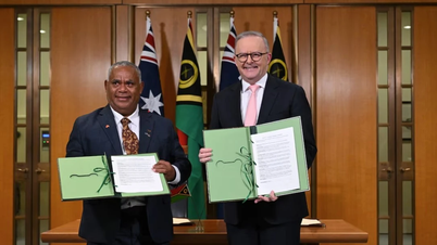Australia menandatangani perjanjian dengan Vanuatu, menghalang negara asing daripada menubuhkan pangkalan tentera.