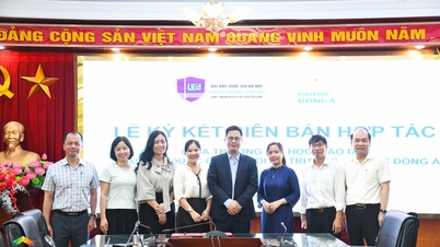 ມະຫາວິທະຍາໄລສຶກສາສາດ – ຮ່າໂນ້ຍ ແລະ ມະຫາວິທະຍາໄລດົງອາ ໄດ້ລົງນາມໃນຂໍ້ຕົກລົງການຮ່ວມມື