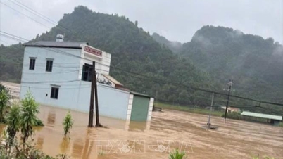 Le inondazioni hanno causato ingenti danni nella provincia di Cao Bang.