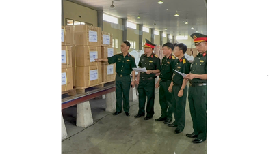 軍需物資省は、ベネズエラでの作戦に参加する救援部隊への軍需物資の確保という任務を完了した。