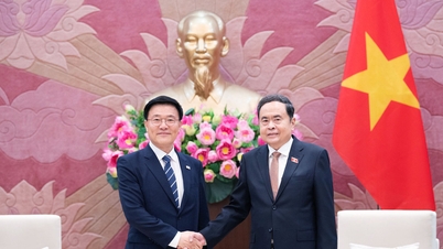 国会のトラン・タイン・マン議長が、韓国経済研究所の代表団と会談した。