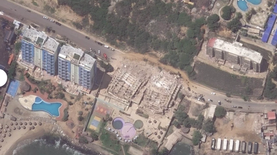 Satellite images show the devastating aftermath of the earthquake in Venezuela.