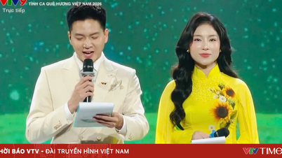 Kieu Phuong made a strong impression in her first live television hosting appearance on VTV9.