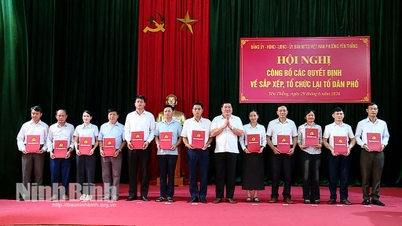 Správní rada Yen Thang oznámila rozhodnutí o reorganizaci obytných oblastí.