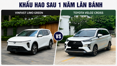 Egy évnyi út után a 7 személyes VinFast Limo Green és a Toyota Veloz Cross értékcsökkenése meglepően alacsony.