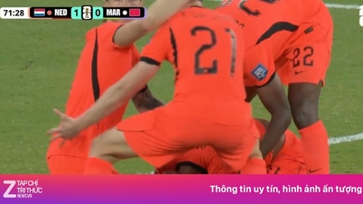 Gakpo brøt sammen i gråt etter å ha scoret et mål for Nederland.