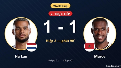 オランダ対モロッコ戦ライブ中継：モロッコが1-1の同点に追いつく