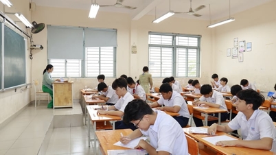 Las 10 escuelas con las puntuaciones más altas en el examen de ingreso al décimo grado en Ciudad Ho Chi Minh: La escuela secundaria Nguyen Thuong Hien tiene la puntuación más alta, 24,75 puntos.