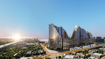Tepi Sungai Kristal Mulia - Sebuah kompleks 12 menara dengan tiga sisi menghadap sungai di "jalan bilion dolar" Dao Tri.