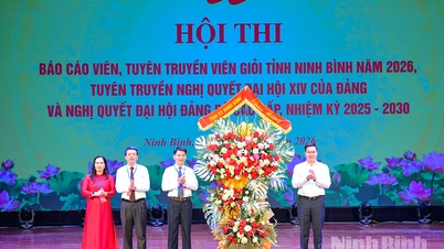 Majlis Perasmian Pusingan Akhir Pertandingan Penyampai dan Propagandis Cemerlang Wilayah Ninh Binh 2026