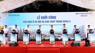 Phu Tho: Trung Minh A sosyal konut ve kiralık konut projesinin inşaatına başlandı.